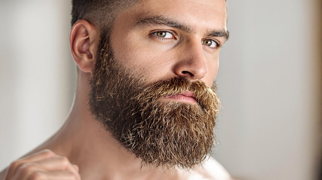 grooming a refined beard