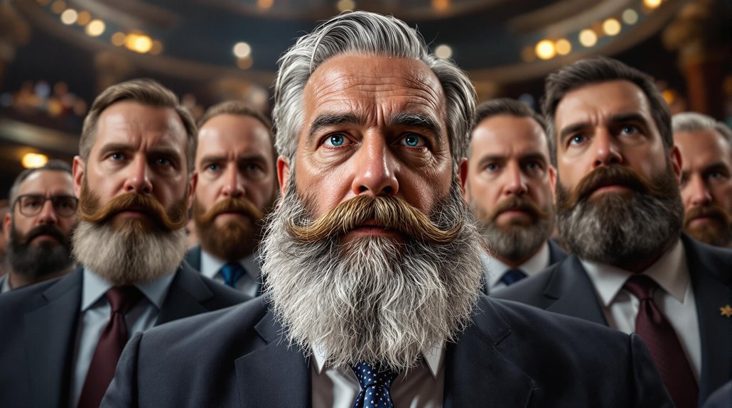 bearded contemporary political figures