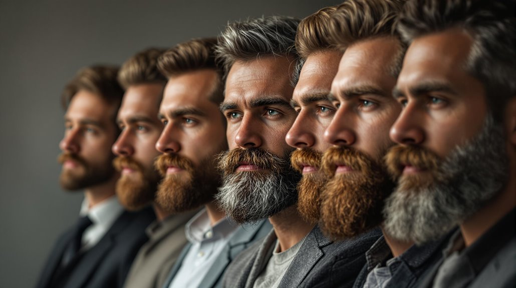 facial hair style evolution