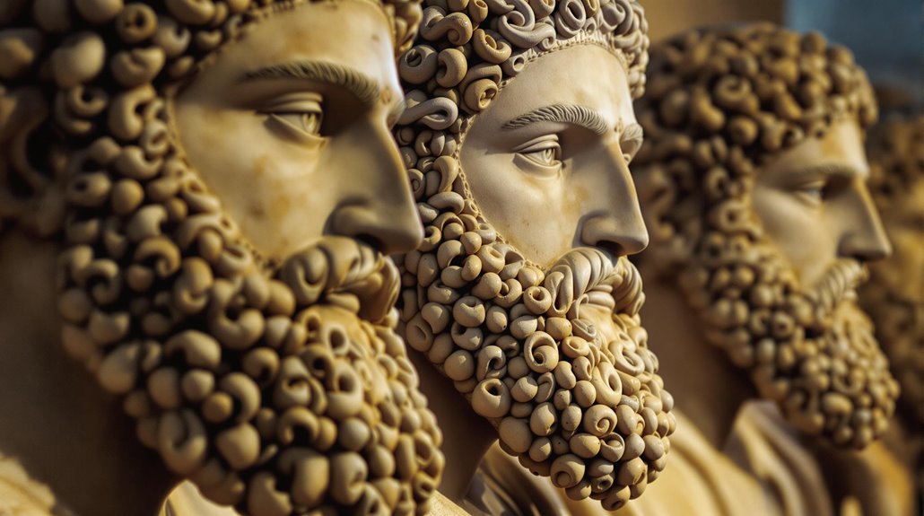 iconic greek mythological beards