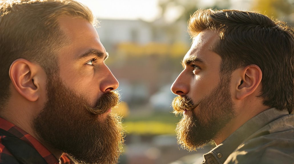 beard versus mustache controversy