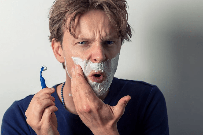 shaving the beard