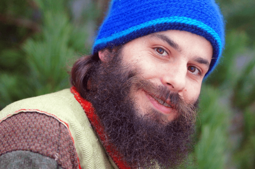 man with a long beard