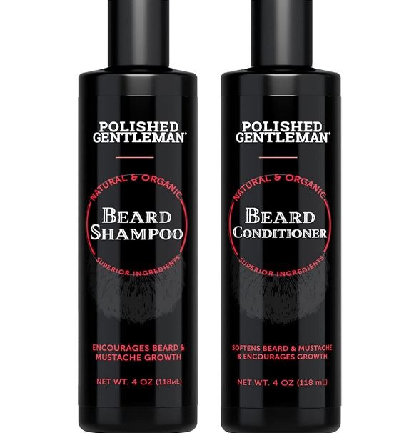 Shampoo and Conditioner Set for mustache and beard 